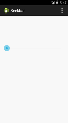 android seekbar example output 1