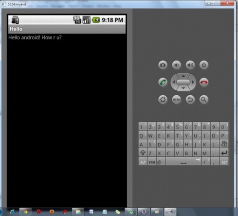 hello android example